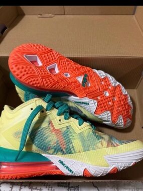Nike LeBron 18 Low LeBronold Palmer Summer Refresh Basketball Mens
